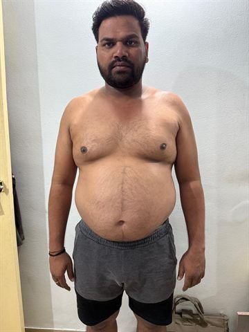 Pradeep before transformation